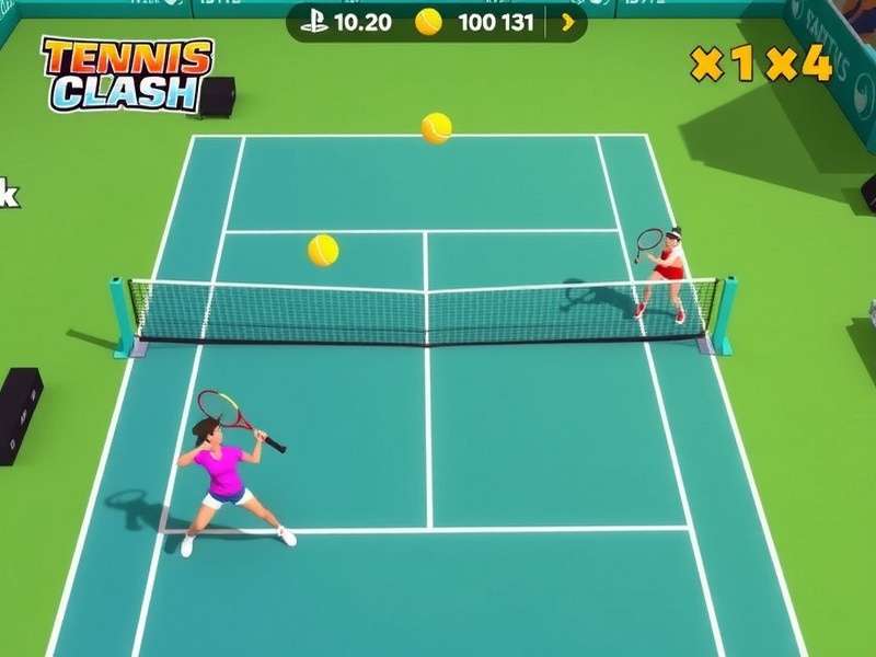 Tennis Clash Volley Virtuoso Gameplay in India